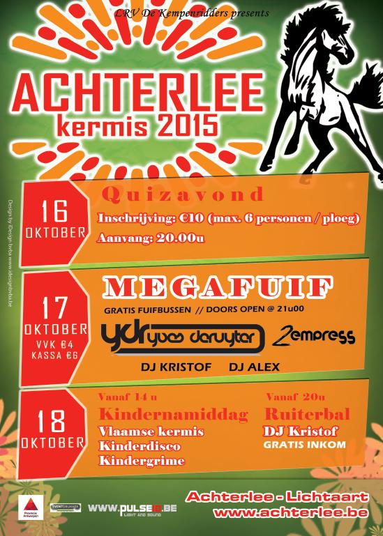 Achterleekermis affiche op 16/10/2015